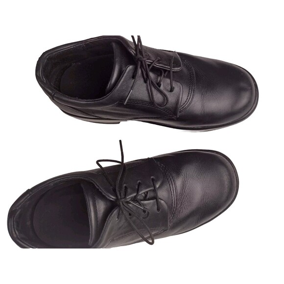 APEX B2000W Womens Black Leather Ambulator Shoes Size 6.5 W Comfort Diabetic - Picture 4 of 9